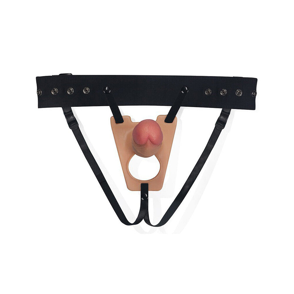 Lovetoy Unisex Hollow Strap On - Peaches & Cream