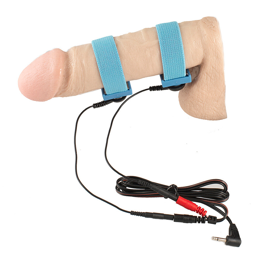 Rimba Electro Stimulation Flexible Penis Straps - Peaches & Cream