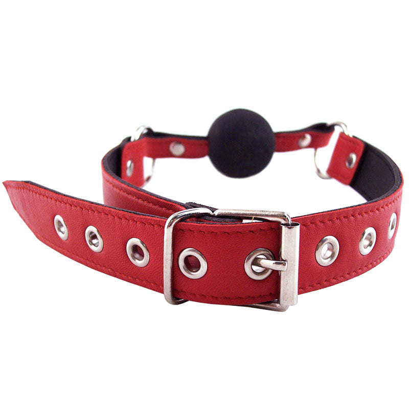 Rouge Garments Ball Gag Red - Peaches & Cream