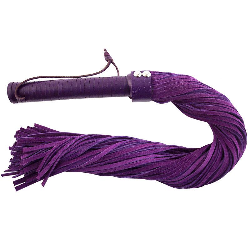 Rouge Garments Purple Suede Flogger - Peaches & Cream