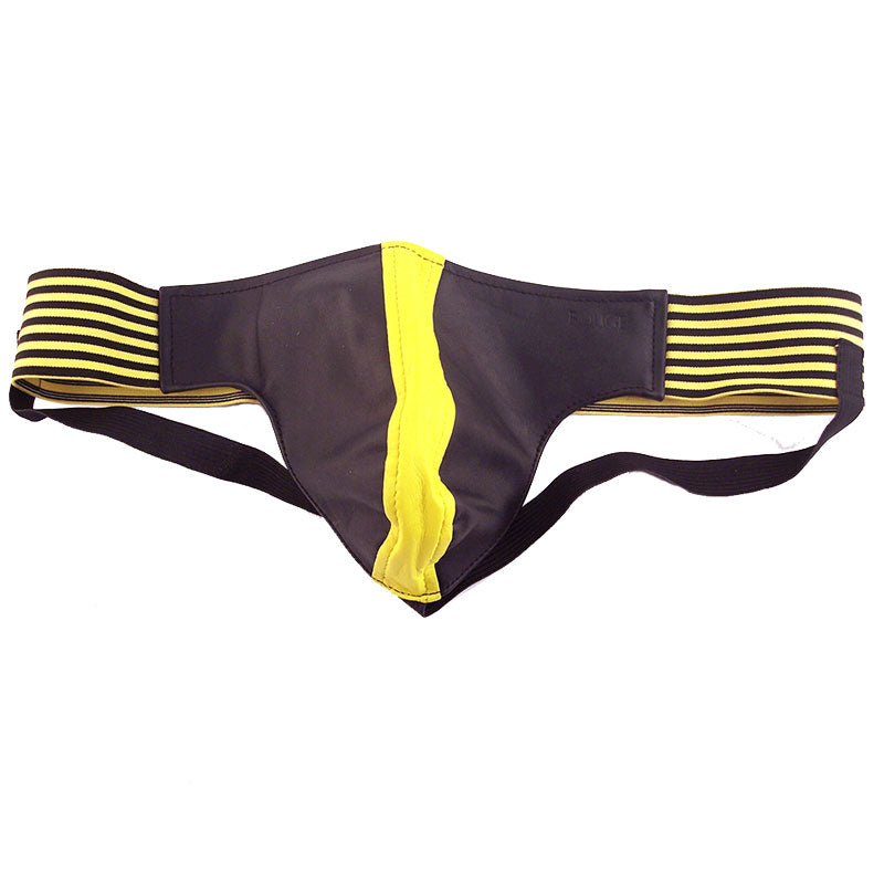 Rouge Garments Jock Black And Yellow - Peaches & Cream