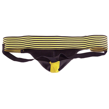 Rouge Garments Jock Black And Yellow - Peaches & Cream