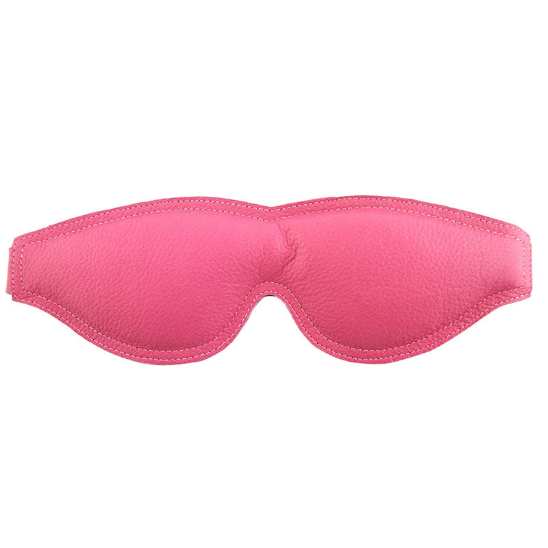 Rouge Garments Large Pink Padded Blindfold - Peaches & Cream