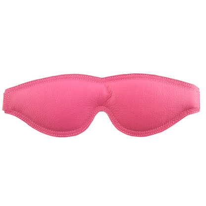 Rouge Garments Large Pink Padded Blindfold - Peaches & Cream