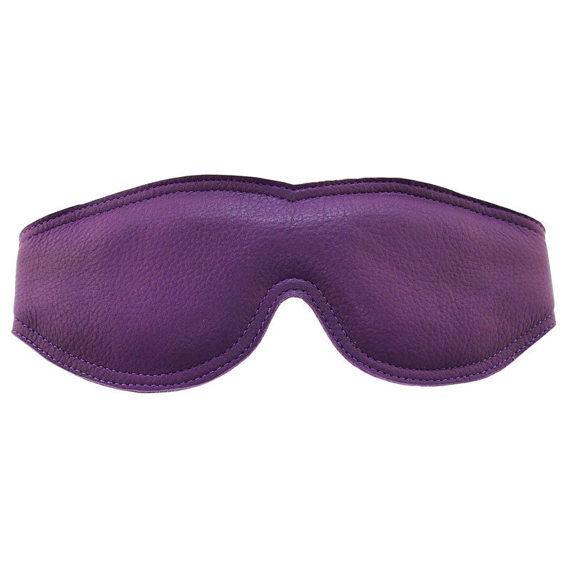 Rouge Garments Large Purple Padded Blindfold - Peaches & Cream