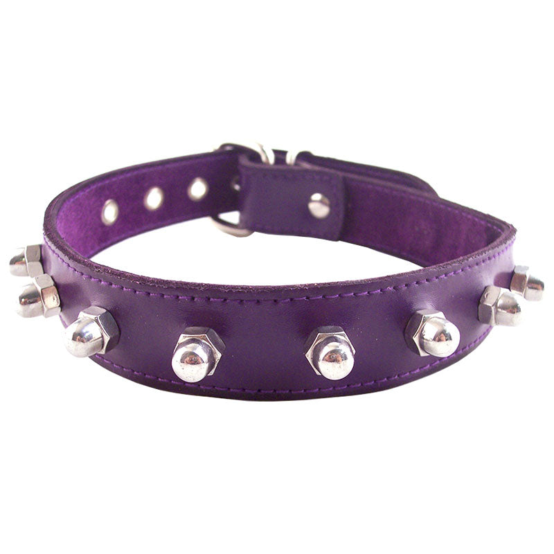 Rouge Garments Purple Nut Collar - Peaches & Cream