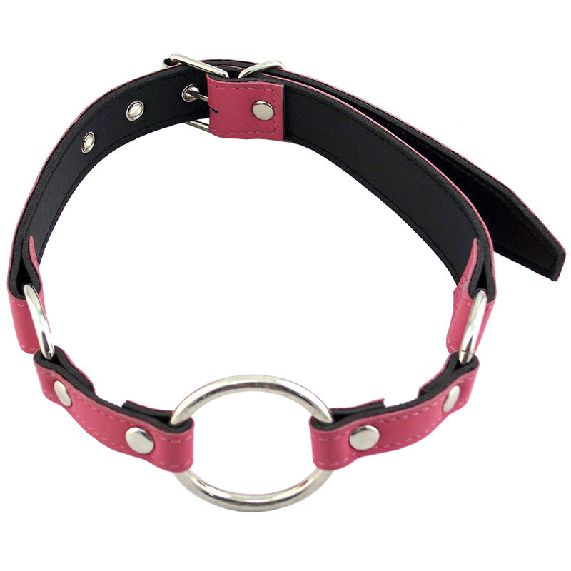 Rouge Garments O Ring Gag Pink - Peaches & Cream