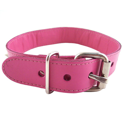 Rouge Garments Pink Studded ORing Studded Collar - Peaches & Cream