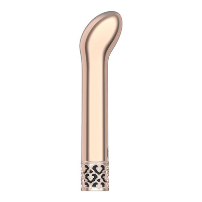 Royal Gems Jewel Rechargeable G Spot Bullet Rose Gold - Peaches & Cream