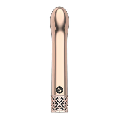 Royal Gems Jewel Rechargeable G Spot Bullet Rose Gold - Peaches & Cream