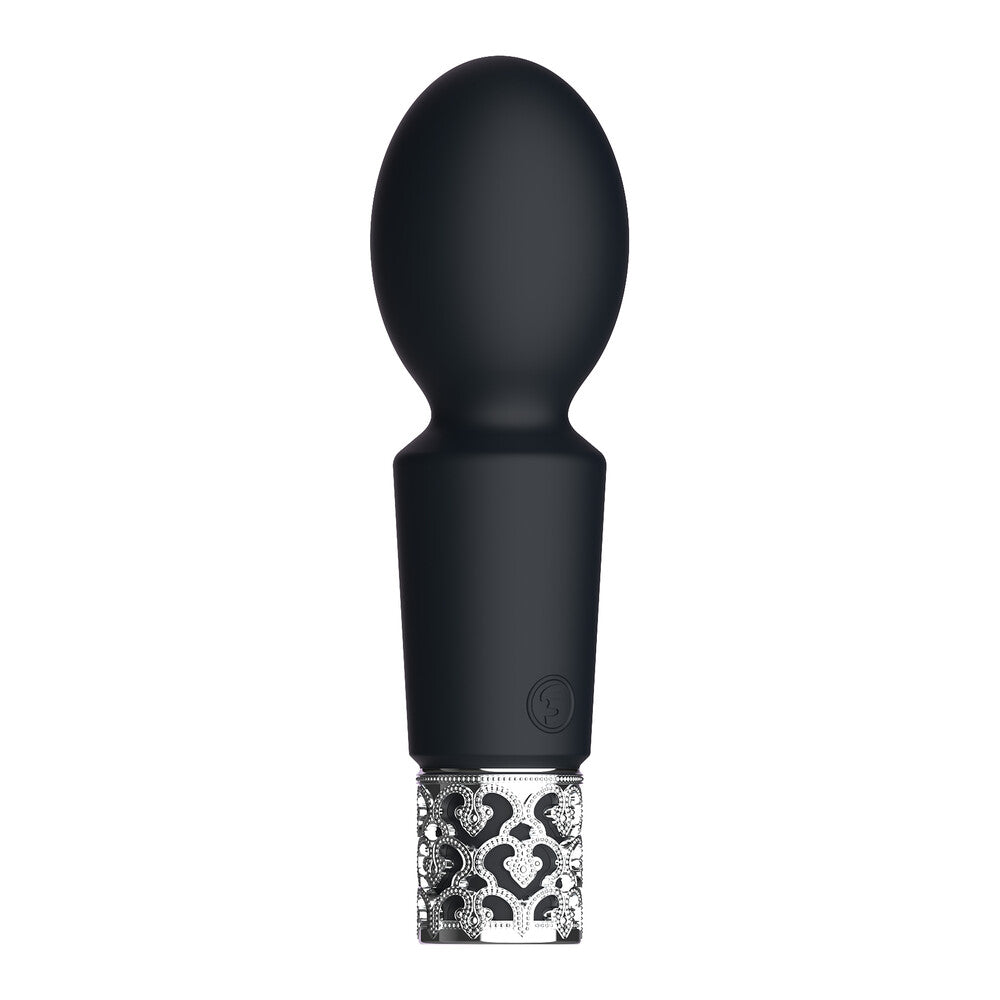 Royal Gems Brilliant Rechargeable Bullet Black - Peaches & Cream