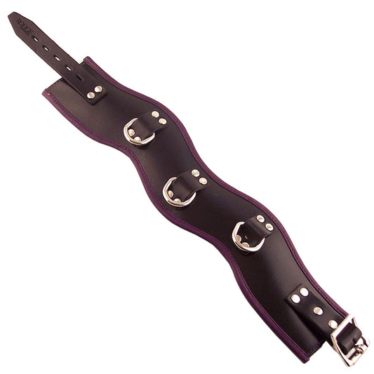 Rouge Garments Black And Purple Padded Posture Collar - Peaches & Cream