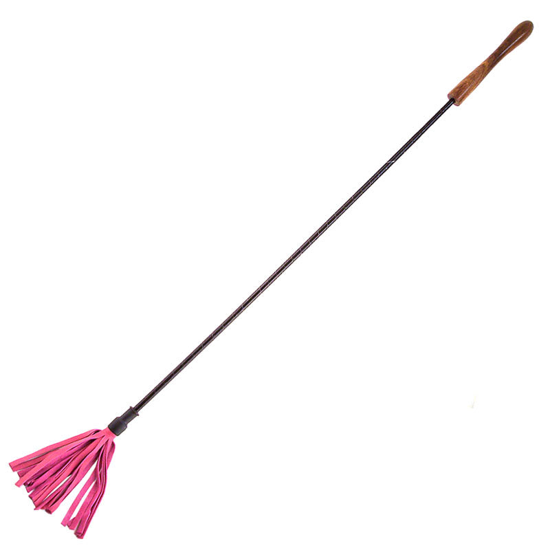 Rouge Garments Riding Crop With Wooden Handle Pink - Peaches & Cream