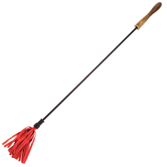 Rouge Garments Riding Crop With Wooden Handle Red - Peaches & Cream