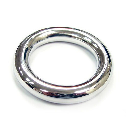 Rouge Stainless Steel Round Cock Ring 40mm - Peaches & Cream