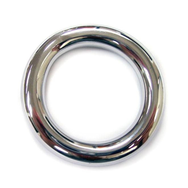 Rouge Stainless Steel Round Cock Ring 40mm - Peaches & Cream