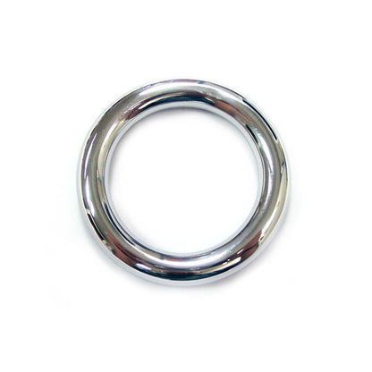 Rouge Stainless Steel Round Cock Ring 45mm - Peaches & Cream