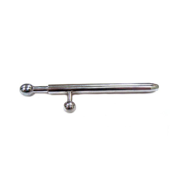 Rouge Stainless Steel Key Urethral Plug 93mm - Peaches & Cream