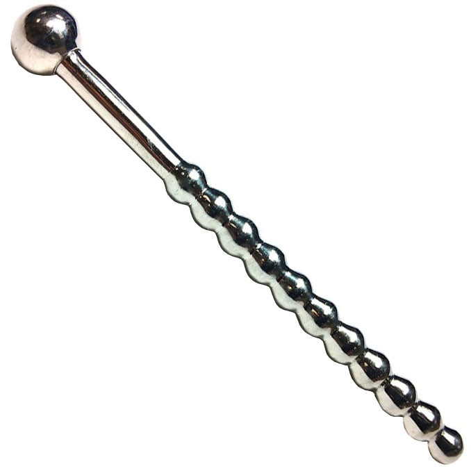 Rouge Stainless Steel Beaded Urethral Sound - Peaches & Cream