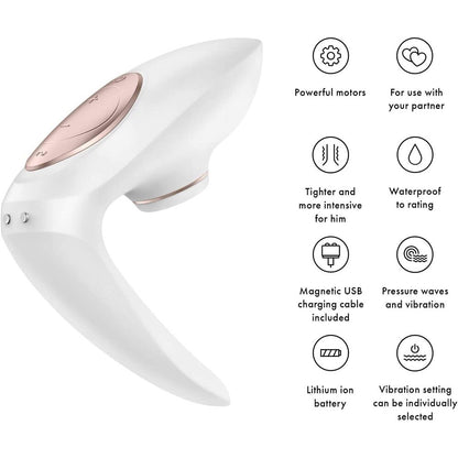 Satisfyer Pro 4 Couples - Peaches & Cream