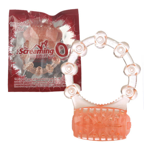 Screaming O Vibrating Cock Ring - Peaches & Cream