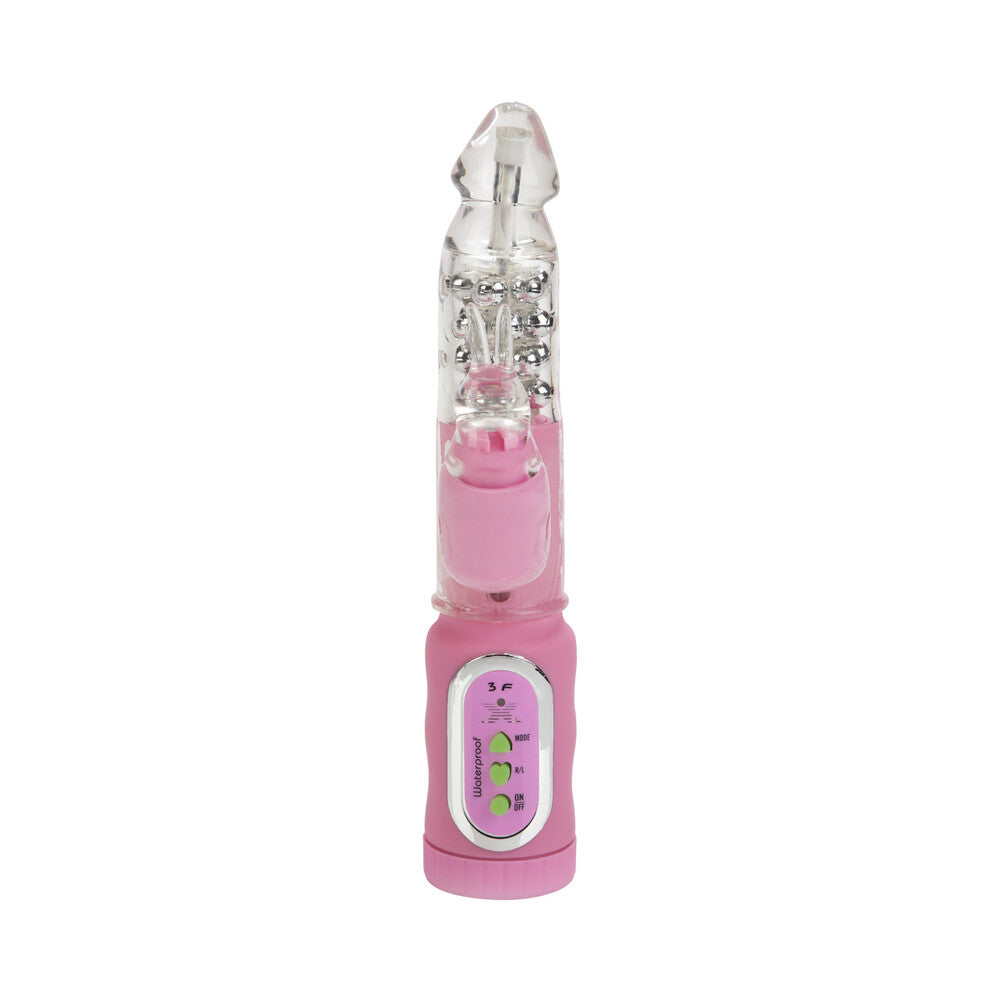 First Time Jack Rabbit Waterproof Vibrator - Peaches & Cream