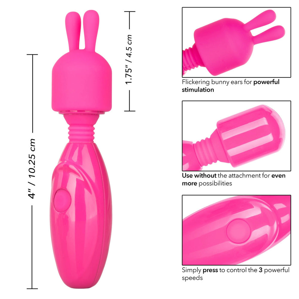 Tiny Teasers Rechargeable Bunny Vibrator - Peaches & Cream