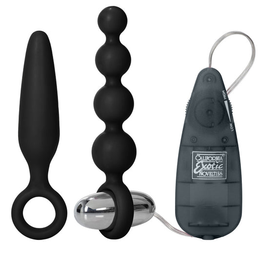 Booty Call Vibro Anal Kit - Peaches & Cream