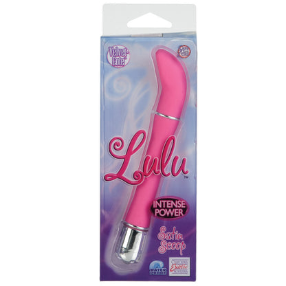 Lulu Satin Scoop Mini Vibrator - Peaches & Cream