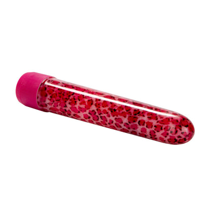 Pink Leopard Massager Vibrator - Peaches & Cream