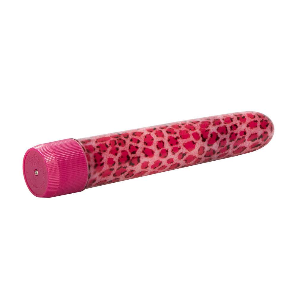 Pink Leopard Massager Vibrator - Peaches & Cream