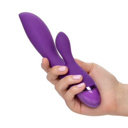 Aura Dual Lover Rechargeable Vibrator - Peaches & Cream