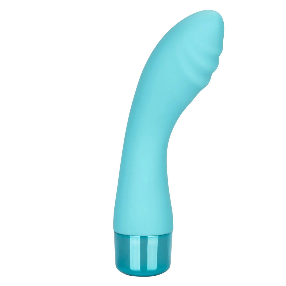 Eden Ripple Silicone GSpot Vibrator Waterproof 6 inch - Peaches & Cream