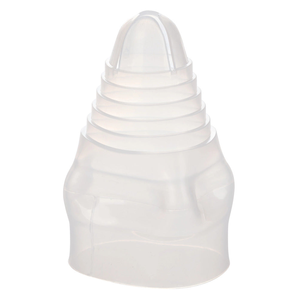 Optimum Series Universal Silicone Pump Sleeve Clear - Peaches & Cream