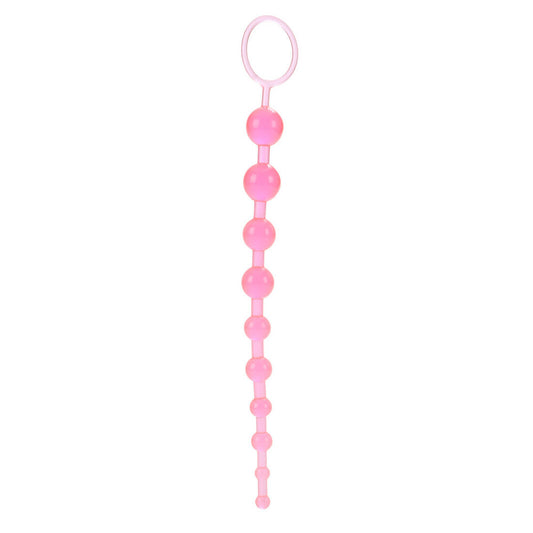 X10 Anal Beads - Peaches & Cream