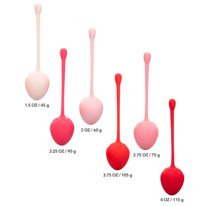 Kegel Training Set Strawberry - Peaches & Cream