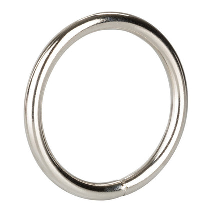 Large Silver Cock Ring - Peaches & Cream