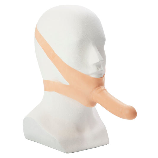 The Accommodator Face Strap On Dildo Flesh - Peaches & Cream