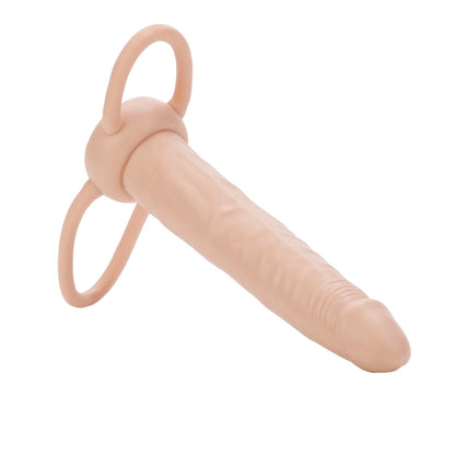 Accommodator Dual Penetrator Ivory Dildo - Peaches & Cream