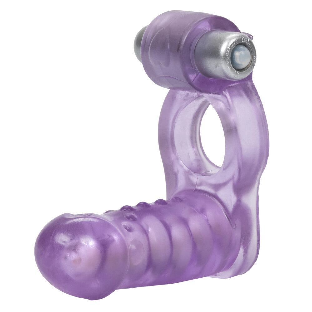 Double Diver Vibrating Duo Penetrator - Peaches & Cream