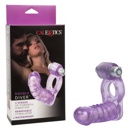 Double Diver Vibrating Duo Penetrator - Peaches & Cream