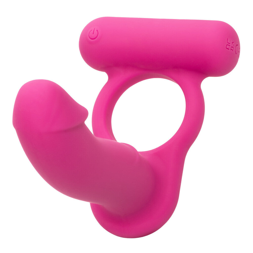 Silicone Rechargeable Double Diver Stimulator - Peaches & Cream