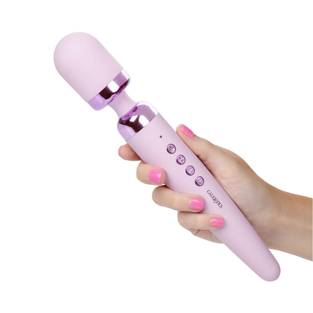 Opulence High Powered Rechargeable Wand Massager - Peaches & Cream