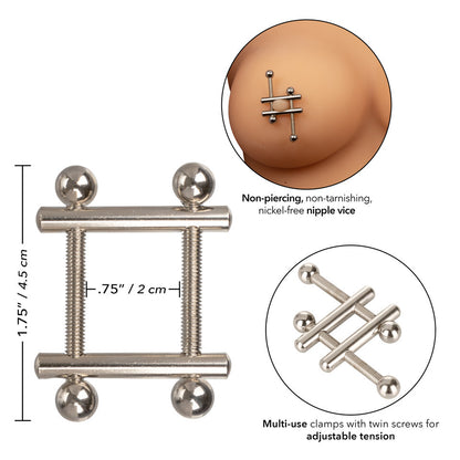 Nipple Grips Crossbar Nipple Vices - Peaches & Cream