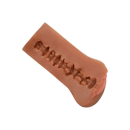 Boundless Vulva Masturbator Flesh Brown - Peaches & Cream