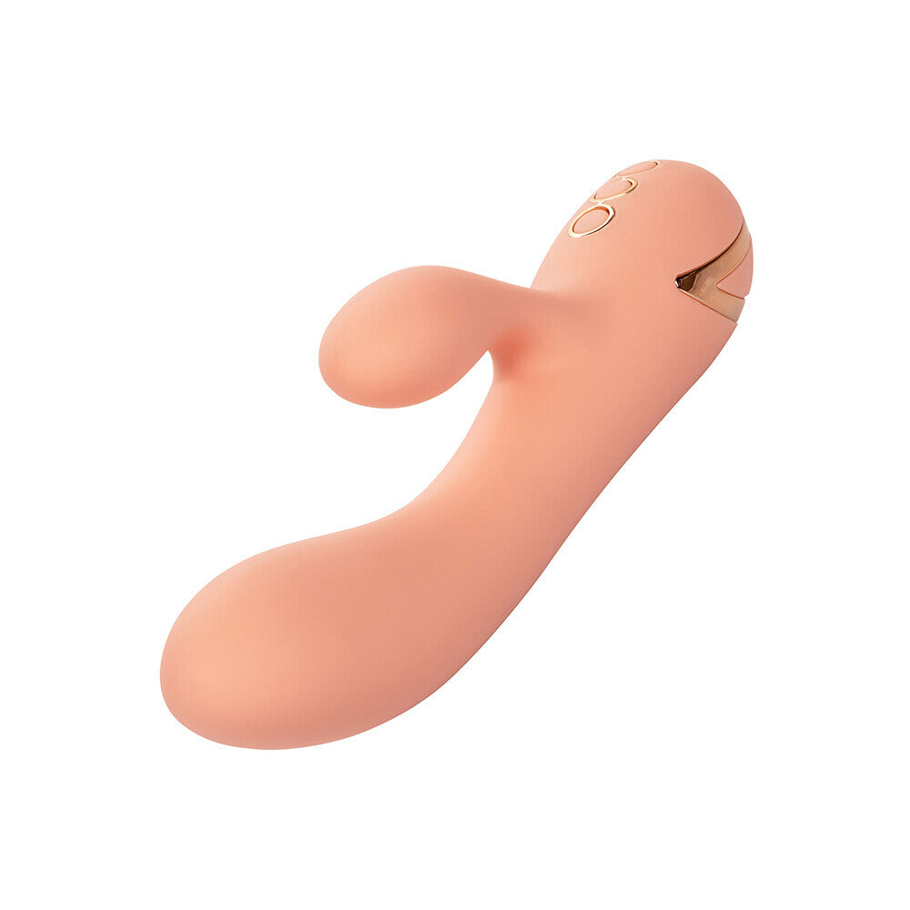 Monterey Magic Vibrator with Clit Stim - Peaches & Cream