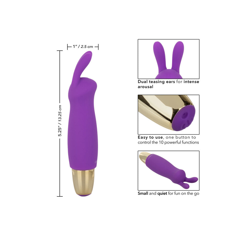 Slay Buzz Me Mini Rabbit Clitoral Massager - Peaches & Cream