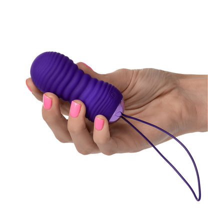 Slay THRUSTME Remote Control Ribbed Bullet - Peaches & Cream