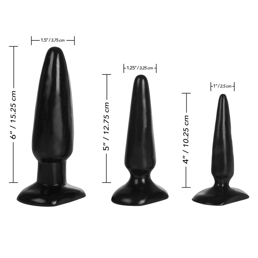 COLT Anal Trainer Kit Butt Plugs - Peaches & Cream