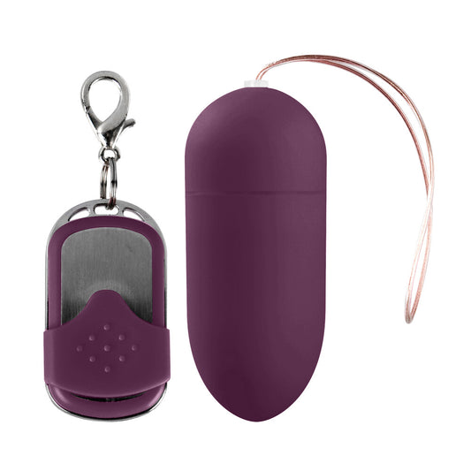 10 Speed Remote Vibrating Egg BIG Purple - Peaches & Cream